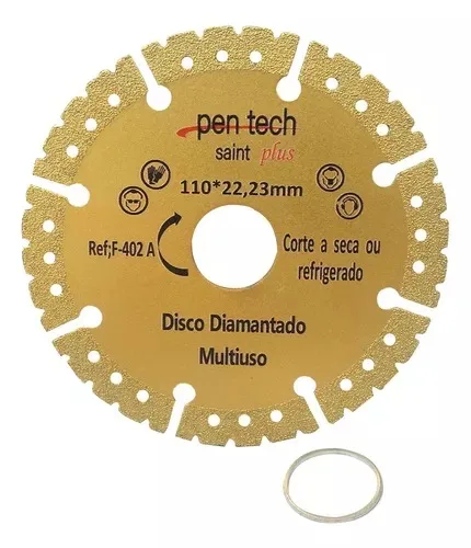 Disco de Corte Diamantado Multiuso 110mm x 22,23mm - Imagem 4