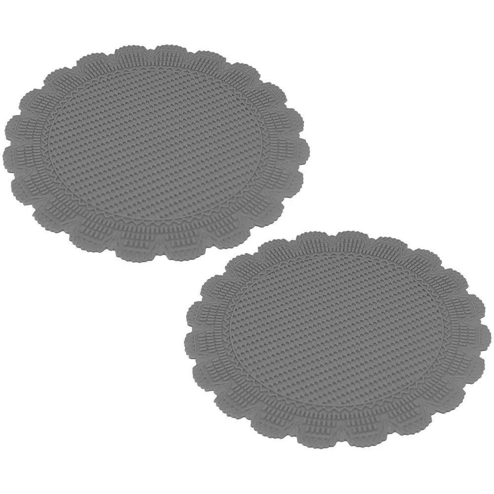 Descanso de Panela Cinza 17cm com 2 Peças - HAUSKRAFT-DSPA-002CZ - Imagem 2