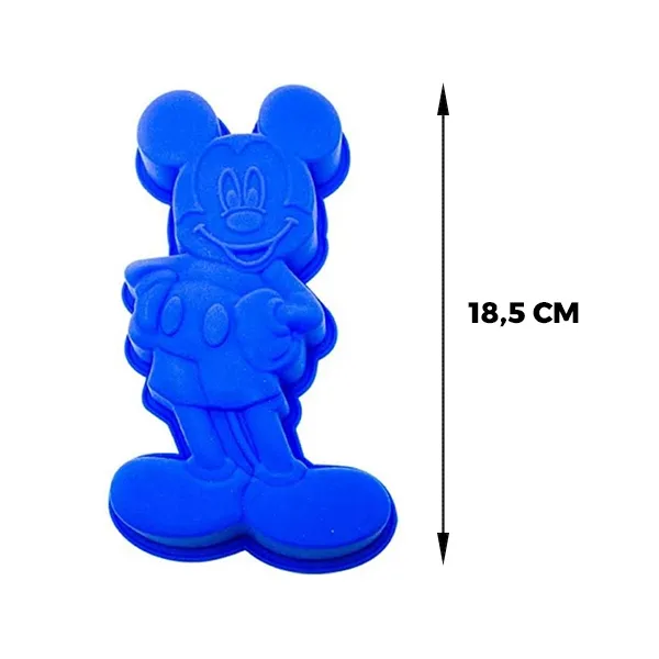 Forma de Silicone do Mickey - Chocolate Gelatina e Pudins - Imagem 4