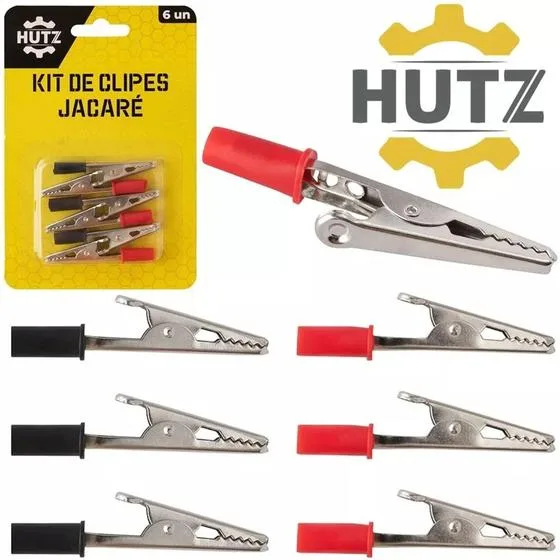 Garra De Jacaré Clips Para Terminais Elétricos 6 Peças CB2524 - Imagem 3