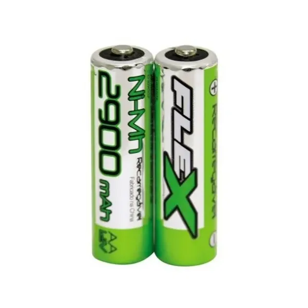 Pilha Recarregável Pequena AA 2900Mah 1.2V. - Blister Com 2 - Imagem 2