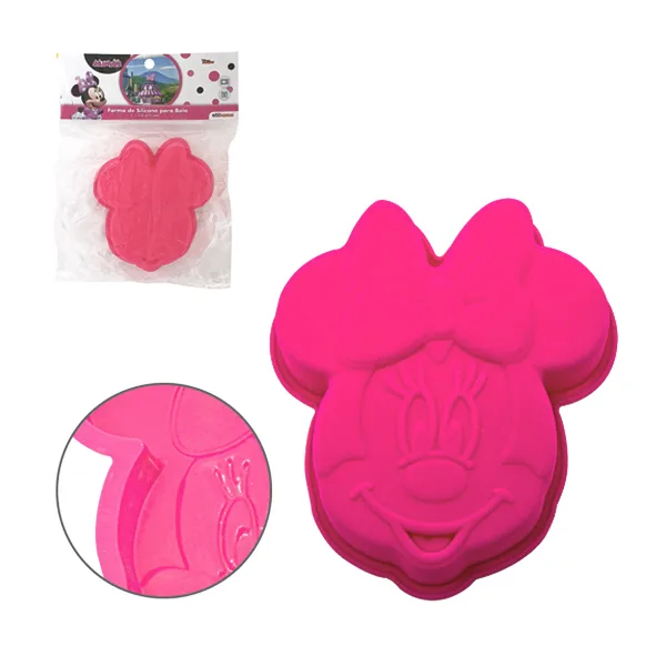 Forma de Silicone da Minnie Para Bolos - Imagem 2