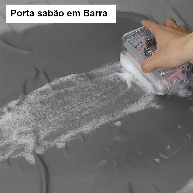 Porta Sabão em Barra com Esfregão - Imagem 3