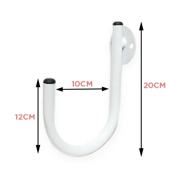 Suporte Multiuso de Parede Branco Grande - Imagem 3
