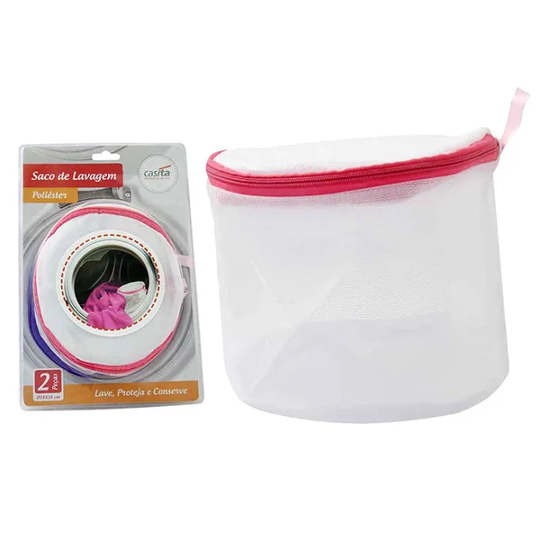 Kit 2 Sacos para Lavar Roupa Delicada na Máquina de Lavar - Imagem 4