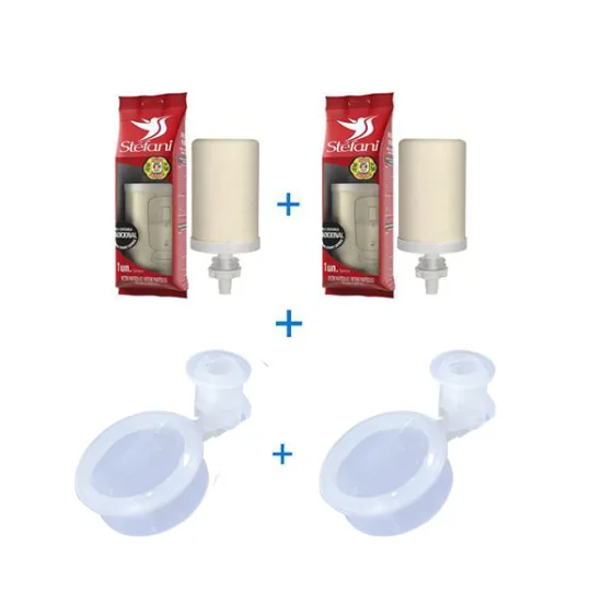 KIT 2 Refil Vela Para Filtro Barro São João + 2 Boia