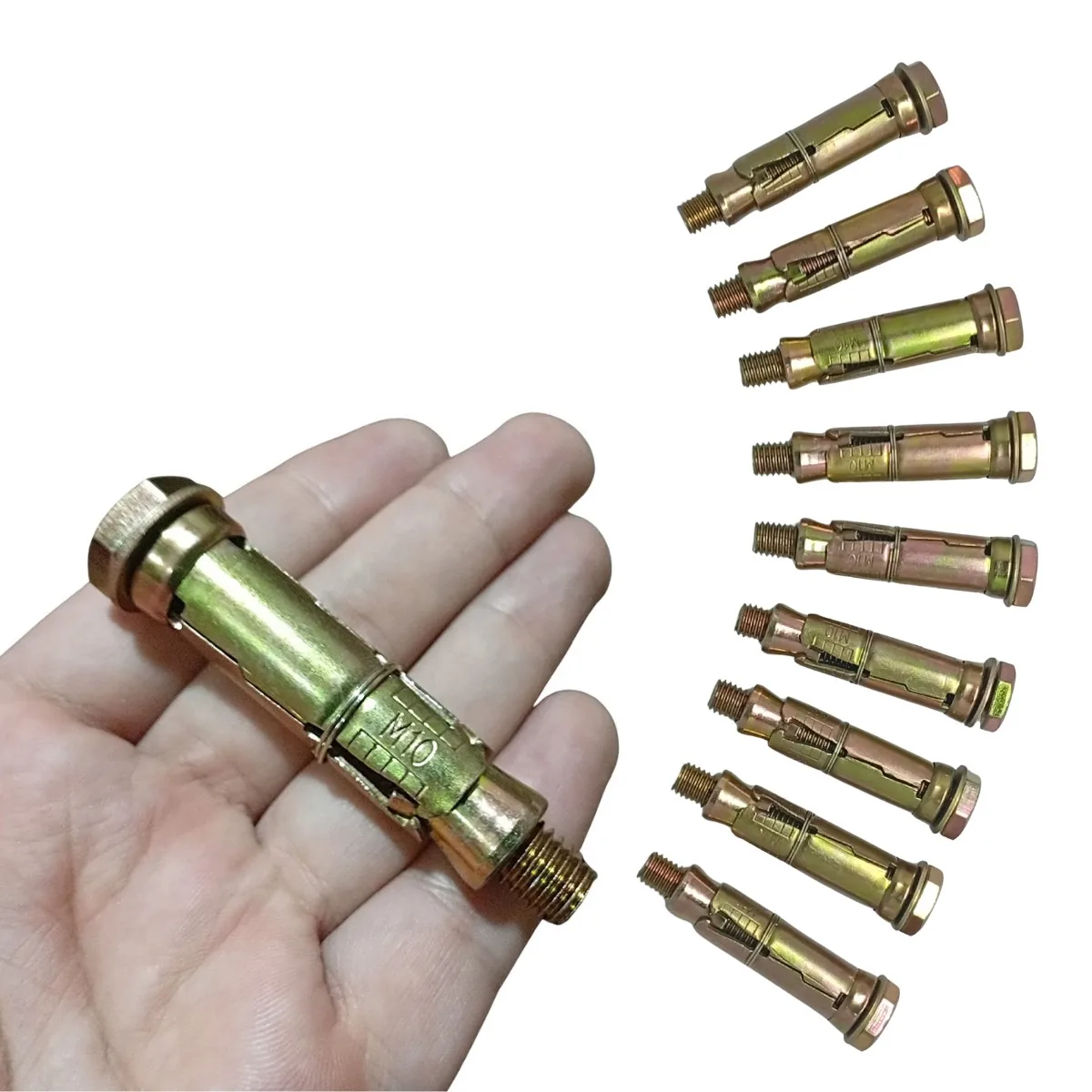 Chumbador Parabolt M10 X 70MM Aço Bicromatizado Kit 10 Peças
