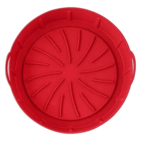 Forma de Silicone Redonda com Alça para Air fryer 16cm - Imagem 2