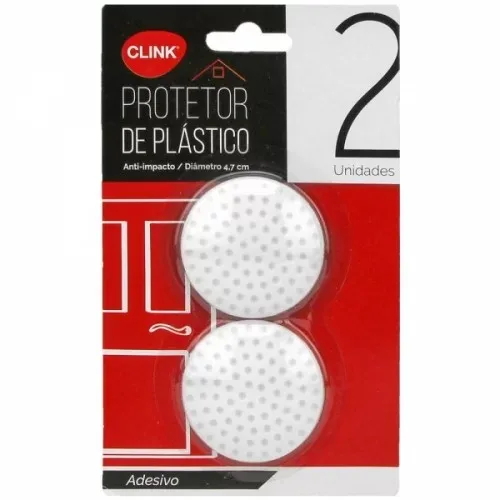 Kit Com 2 Protetor De Porta Maçaneta Anti Impacto Parede