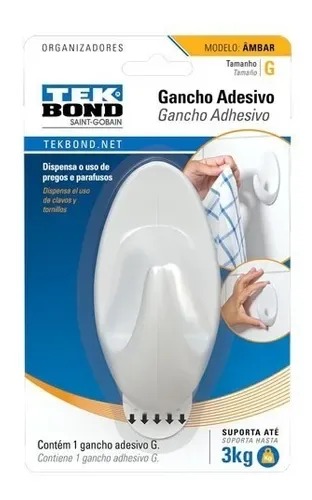 Gancho Cabide Adesivo Multiuso Utensílios Cozinha Toalha 3kg
