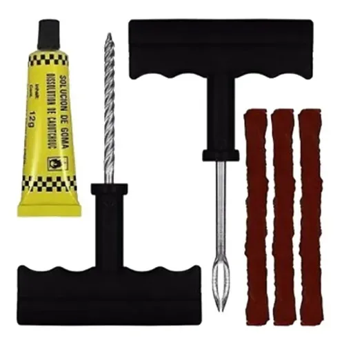 Kit Reparo Remendo Pneu sem Câmera 6 Peças - Imagem 3