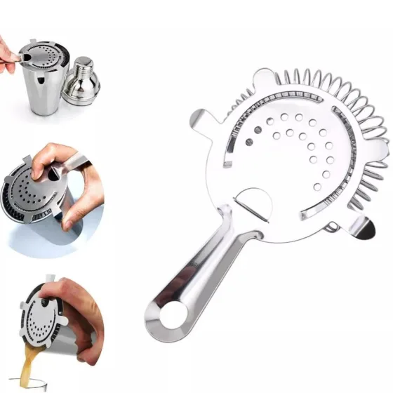 Coador para Drinks 4 Apoios Strainer Inox