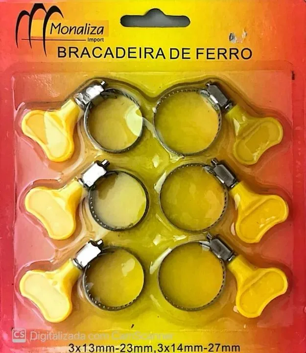 Kit com 6 Abraçadeiras Borboleta Ajustável MZ-73015 - Imagem 2