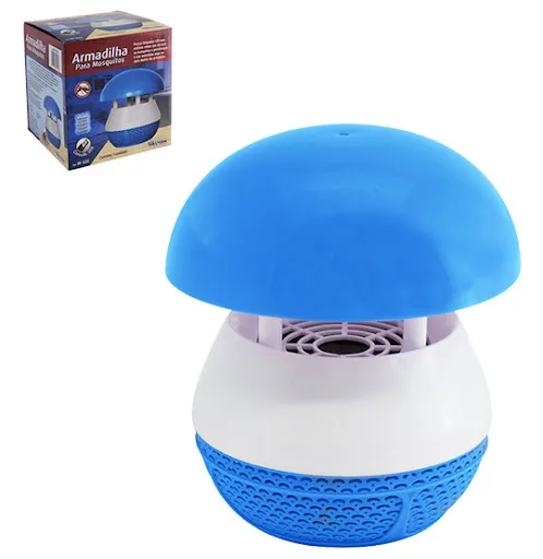 Armadilha Mata Mosquitos Com Led Azul - USB - Western - Imagem 4