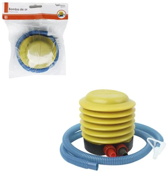 Bomba De Ar De Pé Manual 10cm Com 3 Bicos - Wellmix Wx5506 - Imagem 3