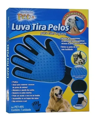 Luva Tira Pelos Pet para Cães e Gatos - Imagem 3