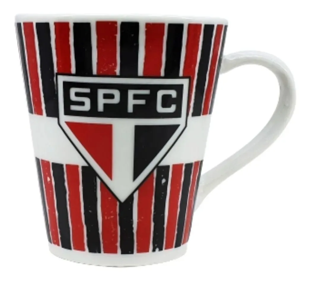 Caneca Porcelana São Paulo FC SPFC Oficial Licenciada Allmix - Imagem 3