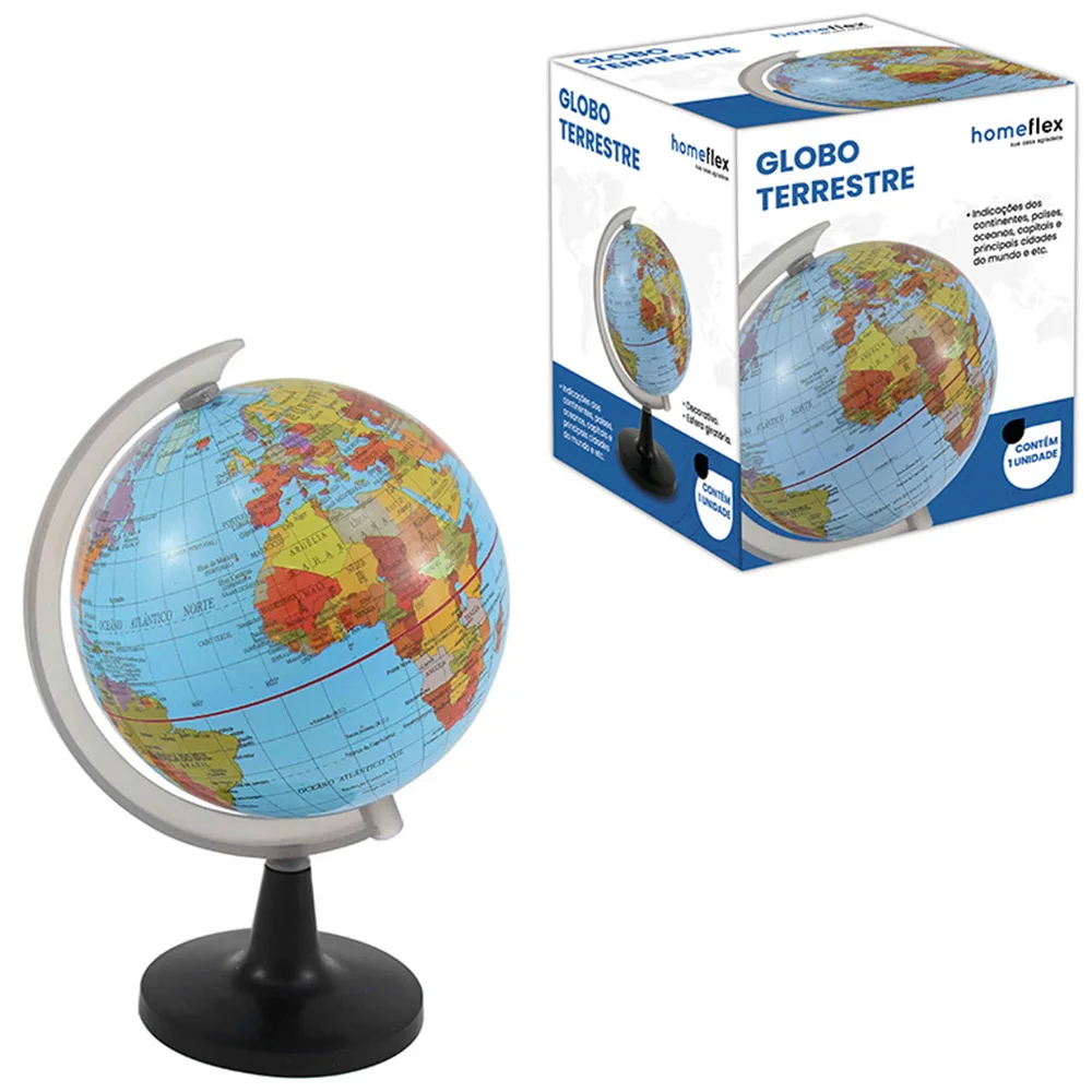 Globo Terrestre Giratório Politico 17cm FXH-506 - Imagem 2