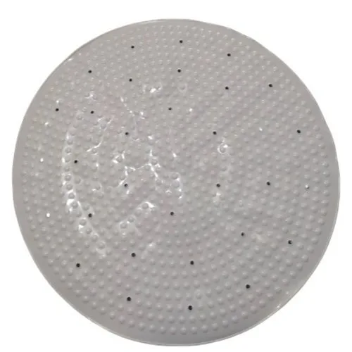 Tapete Antiderrapante Box Banheiro Redondo 50cm Com Ventosas - Imagem 6