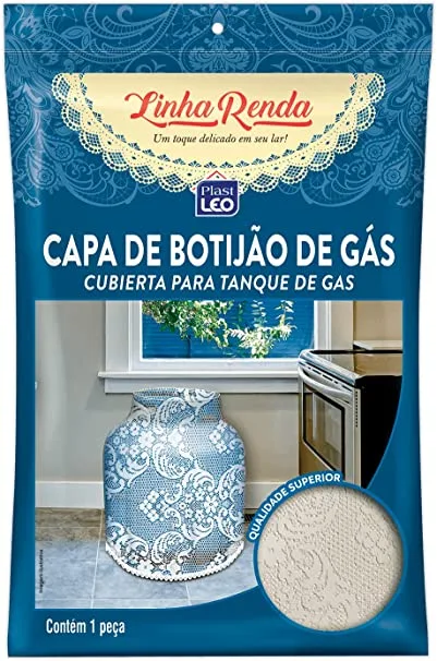 Capa de Botijão de Gás de Renda 100% Poliéster - Imagem 3