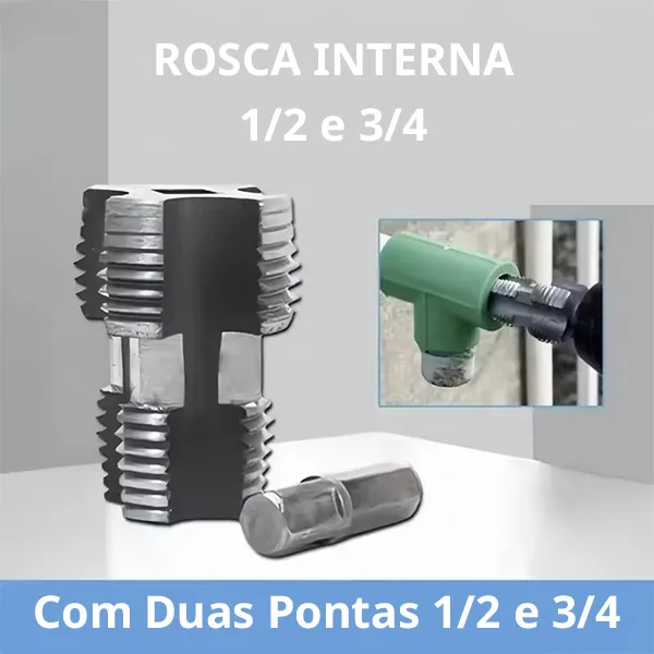 Abridor de Rosca Interna 1/2 e 3/4 Tubo de Água PVC - Imagem 3