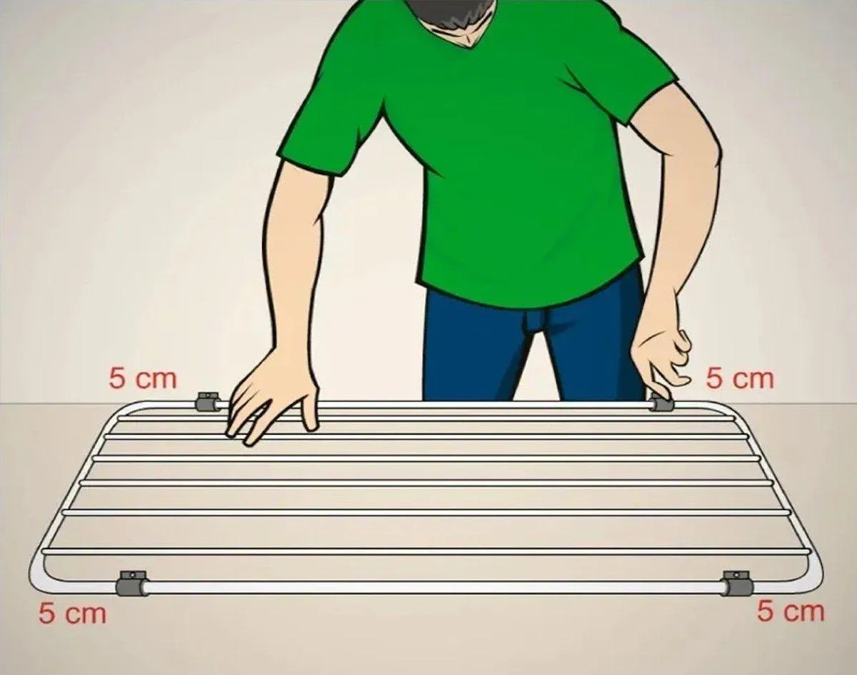 Abraçadeira Suporte Para Varal De Teto 4 Unidades - Assessorlar - Imagem 3