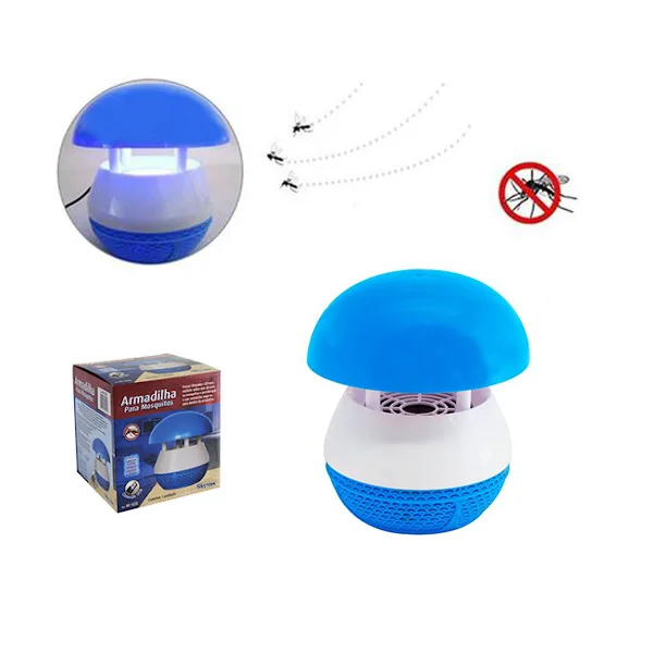 Armadilha Mata Mosquitos Com Led Azul - USB - Western - Imagem 2
