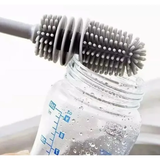 Escova para Lavar Copos e Garrafas de Silicone - Imagem 3