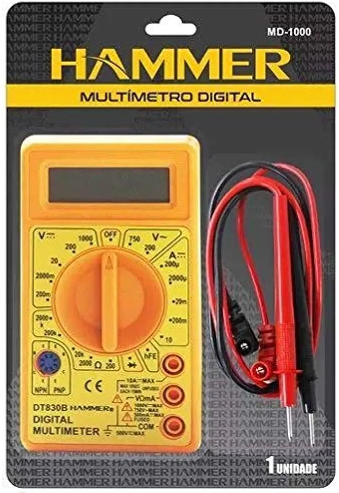 Multímetro digital portátil - MO-1000 - Hammer