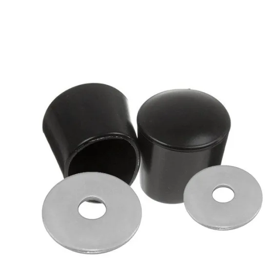 20 Ponteira Pvc 3/4 Polegada C/arruela P/cadeiras Mesa 2cm