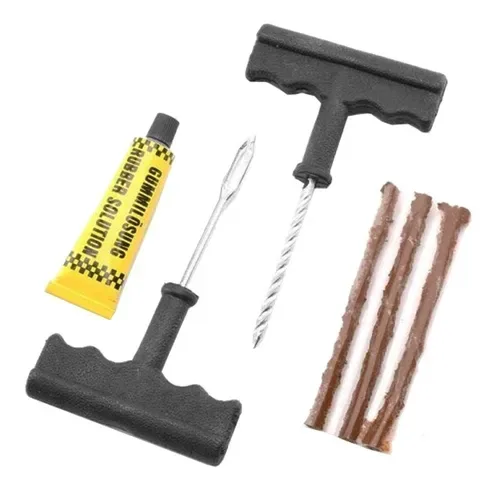 Kit Reparo Remendo Pneu sem Câmera 6 Peças - Imagem 2