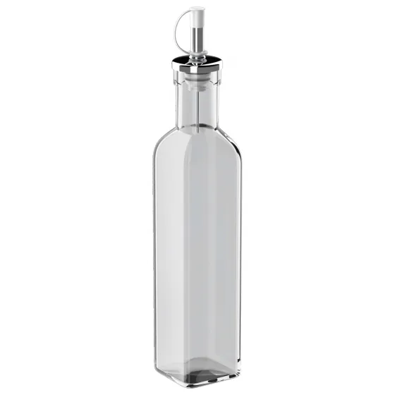 Azeiteiro e Vinagreiro de Vidro Quadrado Square 300ml Euro